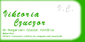 viktoria czuczor business card